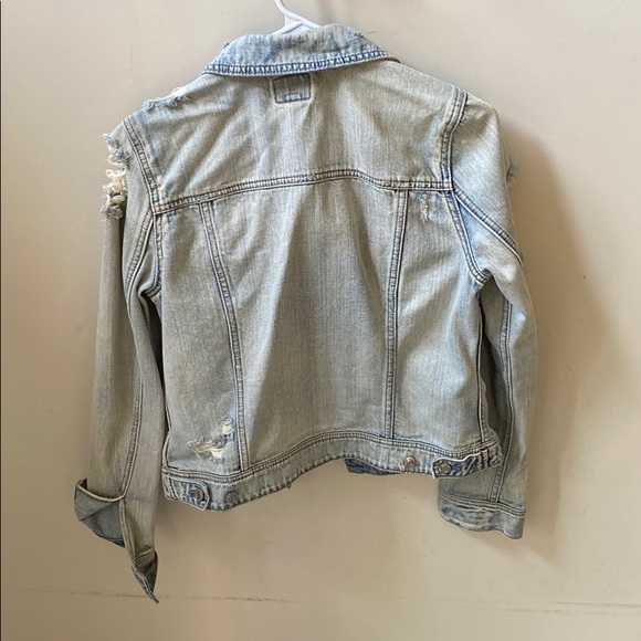American eagle distressed denim jacket - Picture 3 of 4